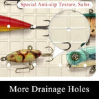 Bath Tub Shower Mat, Washable Bathtub Floor Mats, Suction Cups and Drain Holes - Image 2