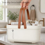 Pulseplay Portable Plastic Shower Caddy Basket - Image 3