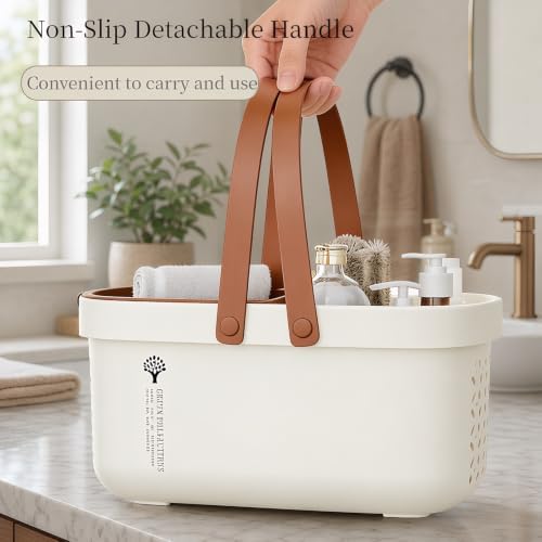 Pulseplay Portable Plastic Shower Caddy Basket - Image 3
