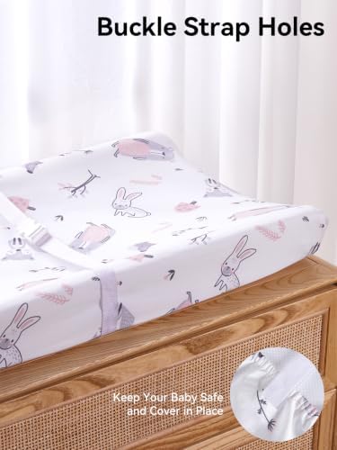 TILLYOU Changing Pad Cover Set in Soft Jersey Material - Image 4