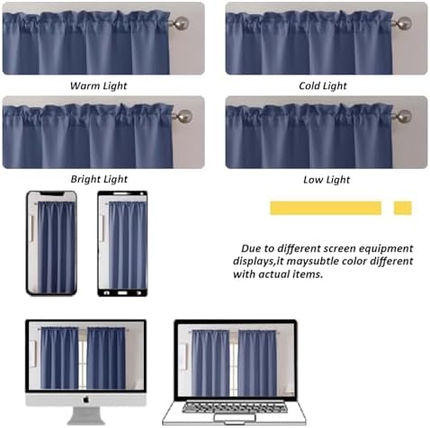 Chyhomenyc Blue Short Curtain Valance - Image 4