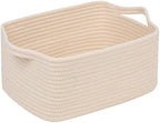 CubesLand Cube Storage Organizer Basket Bin, Cotton Rope Shelves Basket by CubesLand
