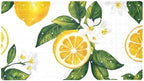 Shower Mat Non Slip 26.8 x 15.1 Inches, Lemons Flower Bathtub Mat Shower Stall by Anna+Cowper