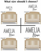 First and Middle Name Signs for Nursery Wooden Name Signs for Kids Room - Image 4