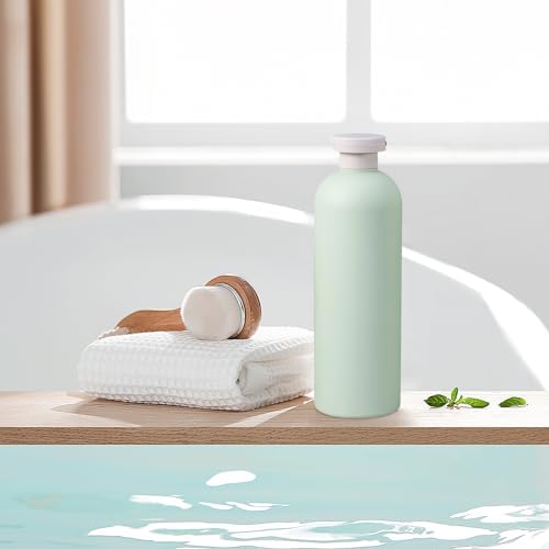 13.5 oz Plastic Travel Shampoo Bottles, Refillable Flip Cap Squeeze Bottles - Image 5