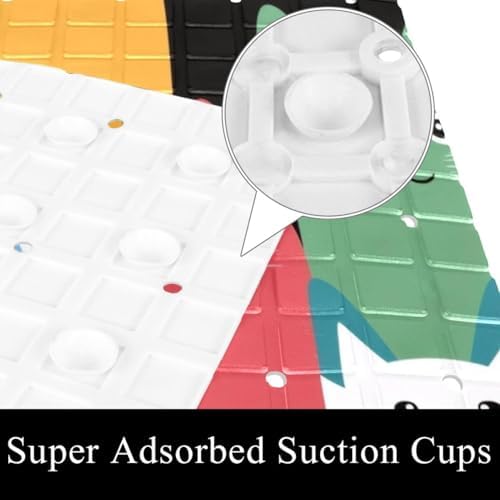 Bath Tub Shower Mat, Washable Bathtub Floor Mats, Suction Cups and Drain Holes - Image 3