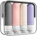 Quatish Travel Bottles for Toiletries, 3 oz Travel Size Containers by Quatish