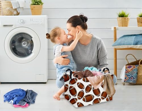 Rectangular Football Baskets Kids Storage Bins Baby Boy Basket Kids Toy Storage - Image 5