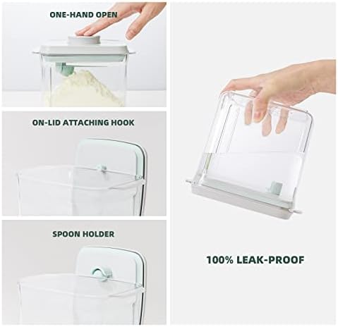 Formula Container, 1700ml Airtight Pop-Top Milk Powder Canister - Image 4