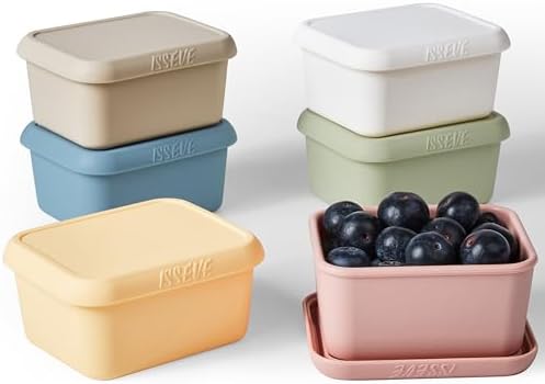ISSEVE 8oz Silicone Snack Containers by ISSEVE