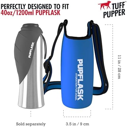 Tuff Pupper PupFlask Insulated Neoprene Dog Water Bottle Holder Sling - Image 2