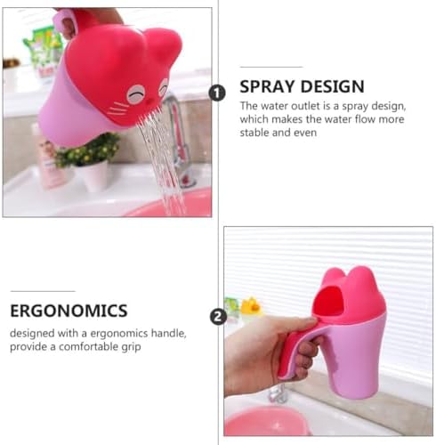 2pcs Shampoo Rinse Cup Pp TPE Shower Bath Rinser - Image 7