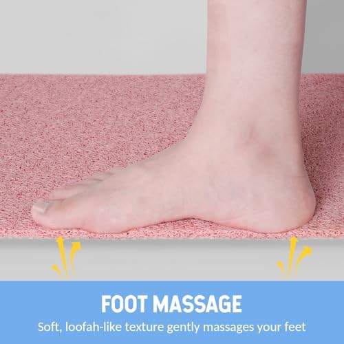 Hargiis Non-Slip Bathtub Mat, Anti Slip Shower Mat, Fast Drying Bathtub Mats - Image 5
