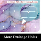 Non Slip Bathtub and Shower Mat 26.8x15.1 inch, Bath Mat - Image 2