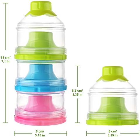Accmor Baby Formula Dispenser, Non-Spill Stackable Formula Dispenser On The Go - Image 6