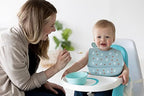 Pearhead Woodland Muslin Baby Bib Set, Soft Cotton Drool Bibs - Image 2