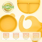 Silicone Baby Feeding Set 6 Pcs, Baby Led Weaning Supplies, Baby Feeding - Image 3