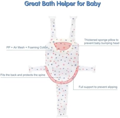Colorlife Baby Bath Seat Support Net Infant Bathing Seat Support Mat, - Image 4