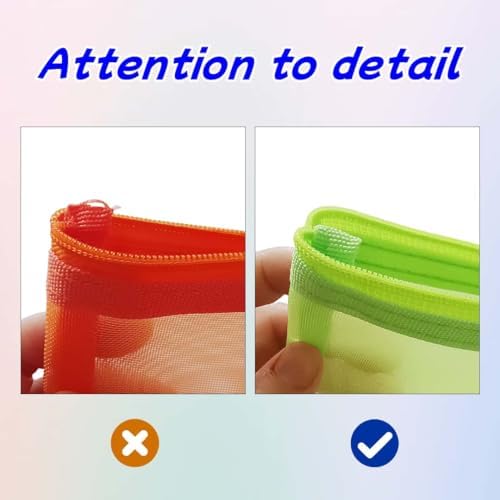 Small Mesh Pencil Pouch Bag - Image 3