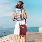 Tirrinia 2 Bottle Insulated Wine Tote Carrier Bag - Image 6
