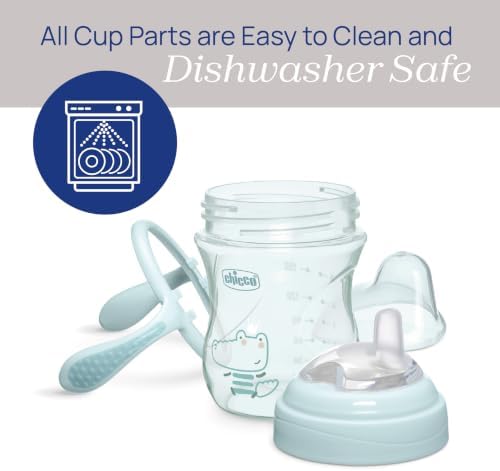 Chicco Transition Training Sippy Cup, Soft Silicone Spout - Image 4