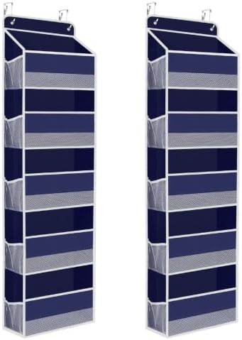 2 Pcs Over The Door Organizer Large Capacity Hanging Storage Room Organizer by SpaceHacks