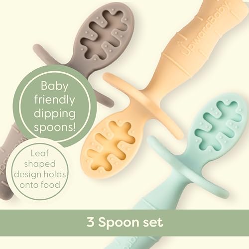 Upward Baby Silicone Baby Feeding Spoon - Image 2