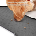 PWTAA Dog Food Mat Anti-Slip Silicone Dog Bowl Mat Thicker Pet Placemat - Image 5