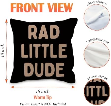 Brown Boy Pillow Covers 18x18 - Image 5