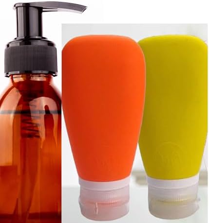 Travel Bottles for Toiletries, TSA Approved 3 oz Leak Proof Silicone Refillable - Image 5