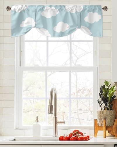 Vandarllin Kids Blackout Tie Up Valance Curtains - Image 2