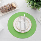 SHACOS 100 pcs Round Paper Placemats Disposable 13 inch Colored Paper Place Mats - Image 6