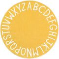 Topotdor Round ABC Area Rug, 71 Inch Soft Floor Carpet by Topotdor