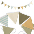Neutral Nursery Classroom Decor Banner Sage Green Garland Flags by Unknown