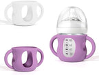 Silicone Sleeves for Avent Natural Glass Baby Bottles, BPA Free, Anti Breakage by AUDRWALL