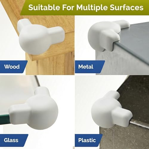 Silicone Corner Protectors for Baby Proofing – Soft Adhesive Corner Guards for - Image 5