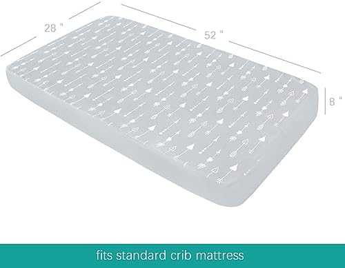 4-Pack Fitted Crib Sheets for Boys and Girls - Image 7