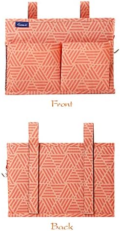Surblue Bedside Caddy Hanging Bed Organizer Storage Bag Pocket - Image 2