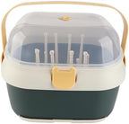 Ejoyous Baby Bottle Drying Rack, Compact Dust Proof Storage Box by Ejoyous