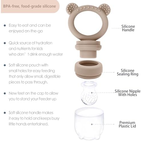 BIGSPINACH Frozen Breastmilk Teether & Baby Food Feeder Tray - Image 2