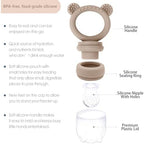 BIGSPINACH Frozen Breastmilk Teether & Baby Food Feeder Tray - Image 2