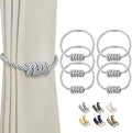 BEL AVENIR Magnetic Curtain Tiebacks 6 Pack Hand-Woven Curtain Ties by BELAVENIR