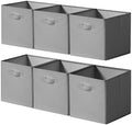 Cupic Cupid 6-Pack 13x13 Storage Cube Bins, Storage Organizer Bins by CupicCupid