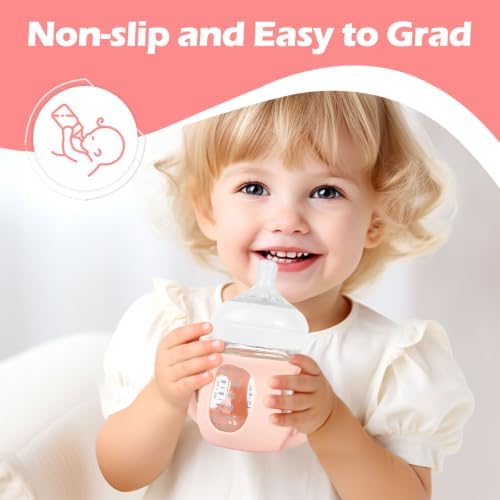 3 Pack Silicone Sleeves for Philips Avent Natural Glass Baby Bottles - Image 3