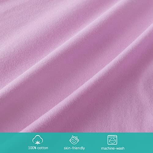 Bassinet Sheets for Baby Girl, 100% Cotton Sheets, 2 Pack - Image 4