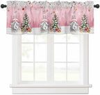 Vandarllin Christmas Gnome Valance Curtains by VandarllinHomeKitchenDecor