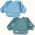 Tiny Twinkle Long Sleeve Bib for Babies & Toddlers | 2-Pack Waterproof Smock by TinyTwinkle