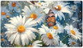 Shower Mat Non Slip, Daisies Butterflies Anti Slip Bath Mat by Anna+Cowper