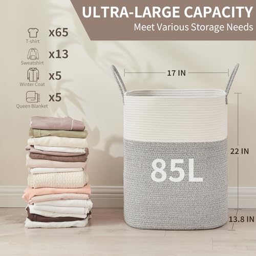 AINUOQI Laundry Basket with Handles - Image 2