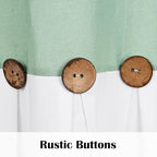 FRAMICS Farmhouse Valance Curtains, Boho Cotton Linen Kitchen Valance, Sage - Image 6